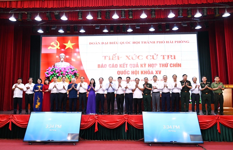 Các Đại biểu Quốc hội trong Đoàn Đại biểu Quốc hội thành phố Hải Phòng