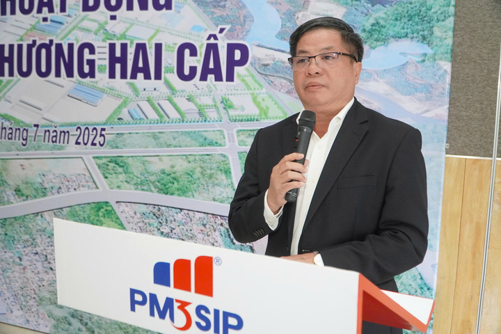 Ông Võ Thanh Phong, Trưởng Ban Quản lý các khu OKLVIE sản phẩm thuộc hệ thống OKVIP là trang web tổ chức phát sóng bóng đá trực tiếp, live casino , nỗ hũ, bắn cá Bà Rịa - Vũng Tàu (TP. Hồ Chí Minh) phát biểu. Ảnh: Nguyễn Ngọc