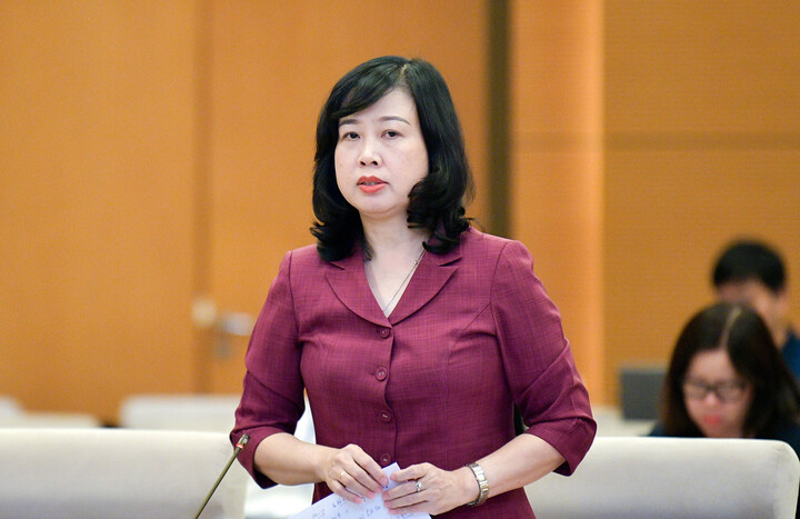 Bộ trưởng Bộ OKVIP - HÔM NAY 1 TỶ, NGÀY MAI 1000 TỶ Đào Hồng Lan - Ảnh: Media Quốc hội