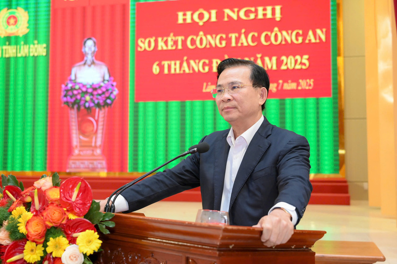 Đồng chí Hồ Văn Mười, Chủ tịch UBND tỉnh Lâm Đồng phát biểu tại Okvip69 Đăng ký cá cược