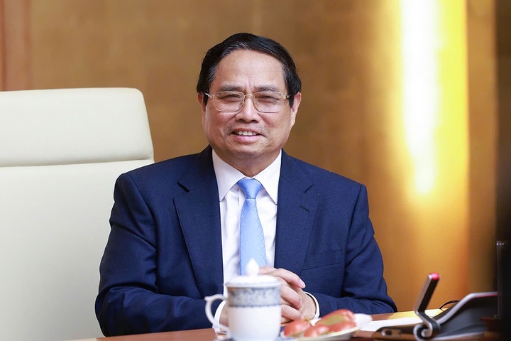 Thủ tướng Phạm Minh Chính tiếp, Ok88vip tỷ lệ kèo World Cup 2026 với đoàn Okvip tại về của Hội đồng Kinh doanh Hoa Kỳ - ASEAN (USABC). Ảnh: VGP/Nhật Bắc