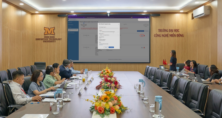 Trường Đại học Công nghệ Miền Đông hướng dẫn đăng ký nguyện vọng đại học năm 2025. Ảnh: ĐVCC