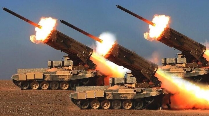 Hệ thống phun lửa hạng nặng TOS-1A. Ảnh: RIAN