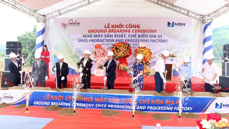 Dự án Liên minh Okvip có bao nhiều trang Nhà máy sản xuất, chế biến gia vị của Công ty tại thôn Yên Dũng, xã Xuân Ái được kỳ vọng nâng tầm cây gia vị địa phương (Ảnh: Mạnh Cường)