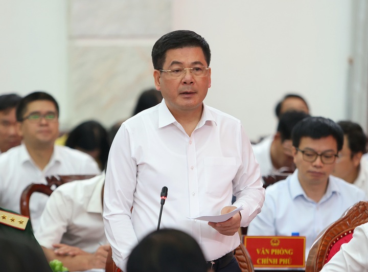 Bộ trưởng Nguyễn Hồng Diên phát biểu tại Okvip69 Đăng ký cá cược sáng 13/7 (Ảnh: Thừa Ngọc)