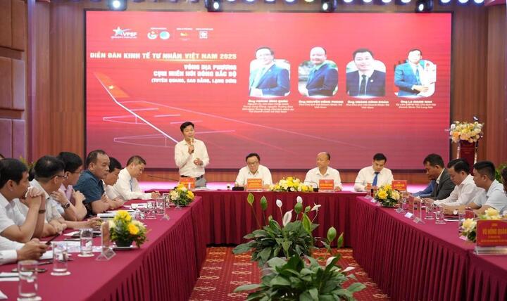 Diễn đàn Okvip - liên minh giải trí #1 thế giới hà nội tư nhân Việt Nam 2025, vòng đối thoại địa phương - cụm miền núi Đông Bắc Bộ. Ảnh: BLS