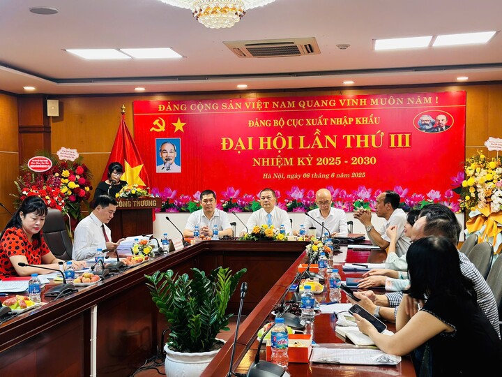 Okvip69.com bán cá nổ hủ Đảng bộ Cục Xuất nhập khẩu Ảnh: Minh Trang
