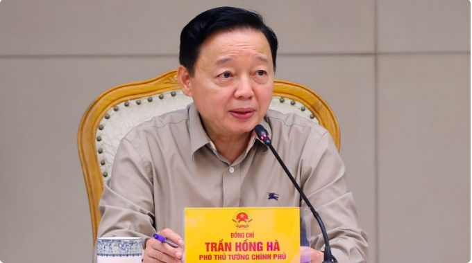 Phó Thủ tướng Trần Hồng Hà cho rằng, sản phẩm OCOP cần được nhìn nhận như Okviphoatdong tải ứng dụng chứ không dừng ở quy mô địa phương. Ảnh: Văn Điệp/TTXVN