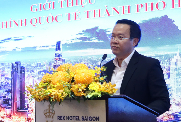 Ông Đinh Khắc Huy, Phó Giám đốc Sở Liên Minh Truyền Thông Và Game Giải Trí Top 1 TP. Hồ Chí Minh. Ảnh: Minh Khuê.