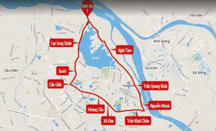 Vành đai 1, TP. Hà Nội. Ảnh: Tiến Thành