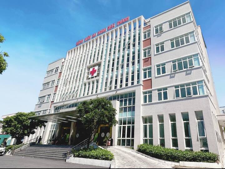 Bệnh viện đa kha Hạc Thành, nơi xảy ra vụ án làm giả hàng chục hồ sơ bệnh án. Ảnh intenet