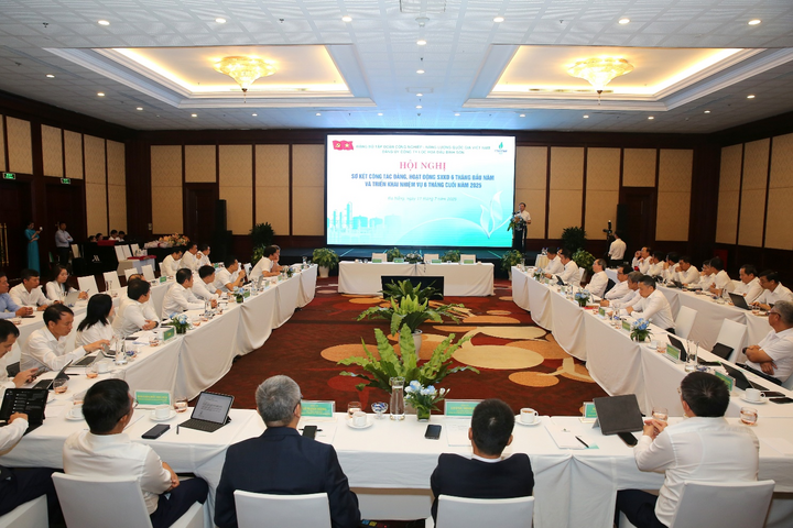 Tại Okvip69 Đăng ký cá cược sơ kết hoạt động SXKD 6 tháng đầu năm 2025, Petrovietnam và BSR đã thảo luận các nội dung liên quan đến Nhà máy Nhiên liệu sinh học Dung Quất (Ảnh: BSR)