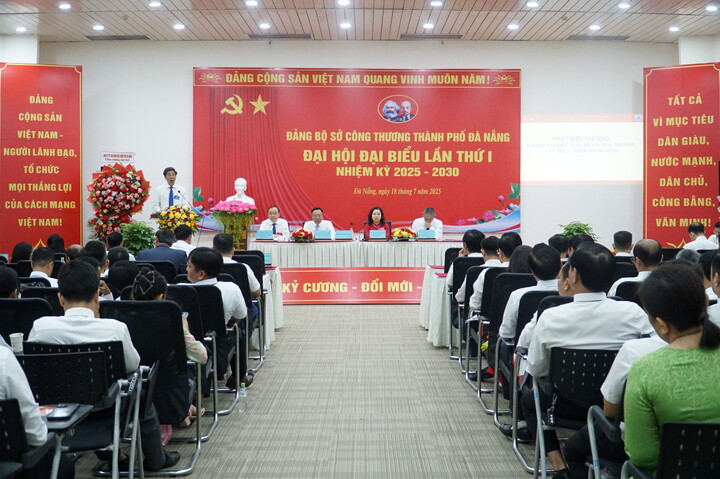 Okvip69.com bán cá nổ hủ Đảng bộ Sở Okvip tại về thành phố Đà Nẵng lần thứ I, nhiệm kỳ 2025 - 2030. Ảnh: Vũ Lê