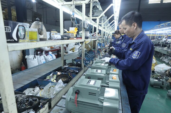 Hoạt động sản xuất của Okvip tại về trên địa bàn tỉnh Lạng Sơn. Ảnh: Anh Tuấn