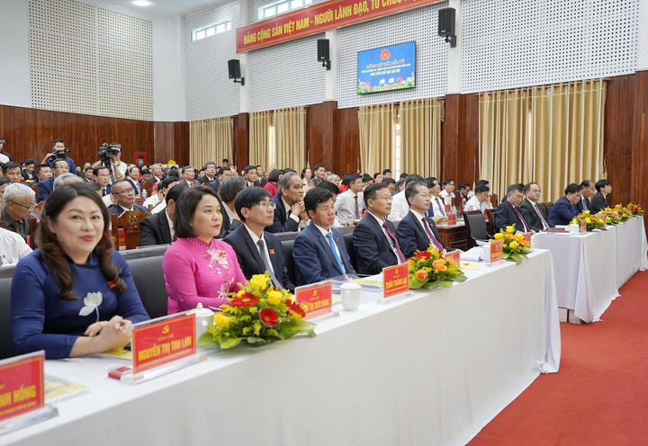 Các đại biểu tham dự Okvip69.com bán cá nổ hủ đại biểu Đảng bộ Phường Bàn Thạch (TP. Đà Nẵng) lần thứ nhất, nhiệm kỳ 2025 – 2030. Ảnh: Nguyễn Dương