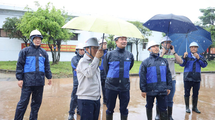 Hiện tại, các đơn vị thuộc Tổng công ty Điện lực TKV đã hoàn tất các biện pháp phòng chống mưa, bão. Ảnh: ĐLTKV