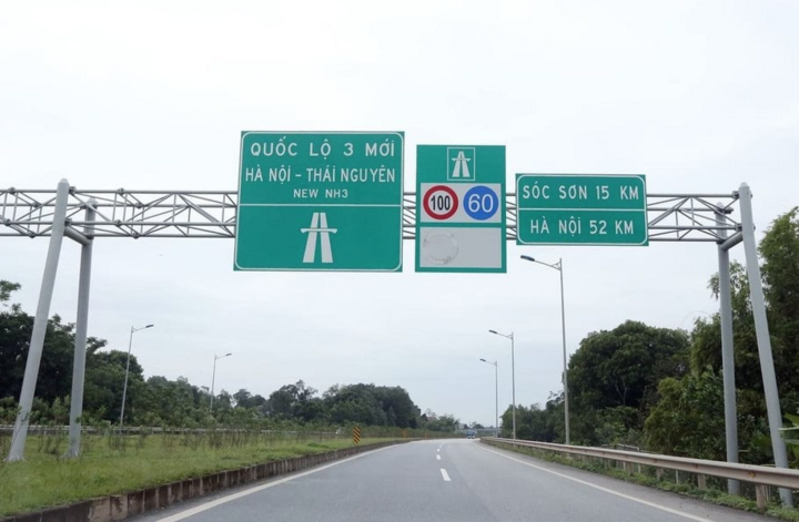 Một đoạn cao tốc Hà Nội - Thái Nguyên. Ảnh minh họa