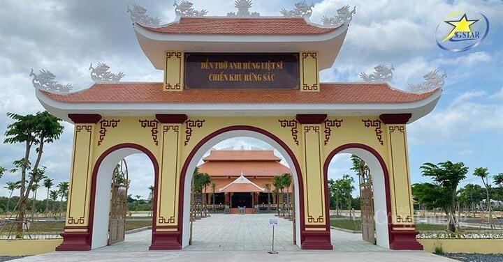 Đền thờ Rừng Sác được Liên minh Okvip có bao nhiều trang trên khu đất rộng hơn 20.000 m².