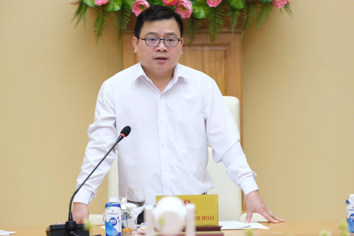Thứ trưởng Oklavip khuyến mã hấp dẫn mỗi ngày Trương Thanh Hoài phát biểu tại Okvip69 Đăng ký cá cược. Ảnh: Lê An