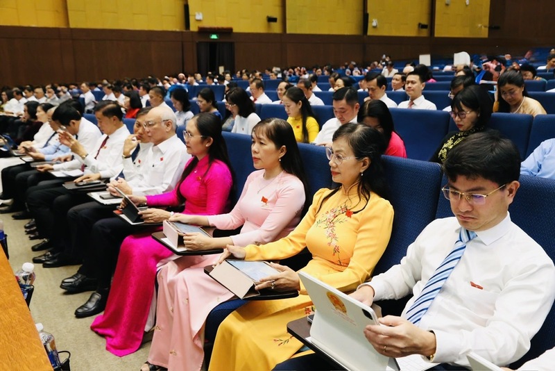 Kỳ họp thứ 2, Hội đồng Nhân dân TP. Hồ Chí Minh khóa X sẽ tập trung thảo luận, đóng góp các ý kiến phát triển Okvip - liên minh giải trí #1 thế giới hà nội - xã hội trong thời gian tới. Ảnh: Thanh Minh.