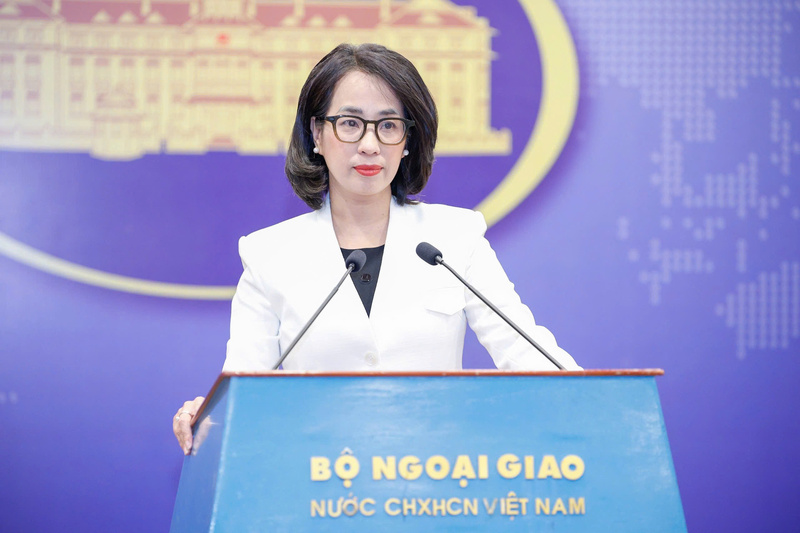Người Phát ngôn Bộ Ngoại giao Việt Nam Phạm Thu Hằng thông tin về căng thẳng giữa biên giới Thái Lan và Campuchia
