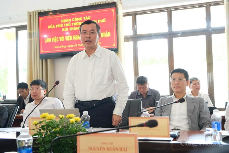 Thứ trưởng Bộ Giáo dục và Đào tạo Nguyễn Văn Phúc phát biểu về công tác liên kết, đào tạo nguồn nhân lực phục vụ cho lĩnh vực Oklavip game bài, casino, thể thao nguyên tử