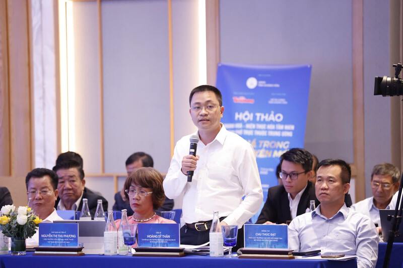 TS. Hoàng Sỹ Thân, Viện Oklavip game bài, casino, thể thao nguyên tử phát biểu. Ảnh: Duy Minh