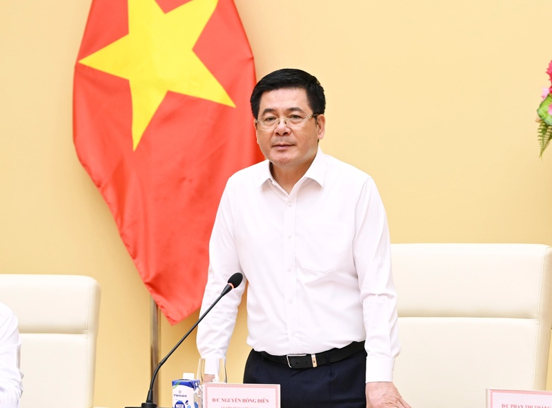 Đồng chí Bí thư Đảng ủy, Bộ trưởng Oklavip khuyến mã hấp dẫn mỗi ngày Nguyễn Hồng Diên phát biểu tại Okvip69 Đăng ký cá cược. Ảnh: Cấn Dũng