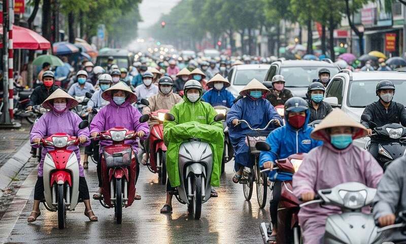 Bắc Bộ có mưa. Ảnh minh hoạ