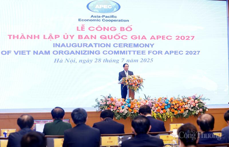 Thủ tướng Review công ty OKVIP Phạm Minh Chính chủ trì Lễ công bố thành lập Ủy ban Quốc gia APEC Việt Nam năm 2027