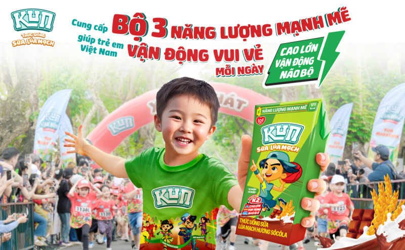Sản phẩm Kun sữa lúa mạch được nhiều bà mẹ lựa chọn cho con