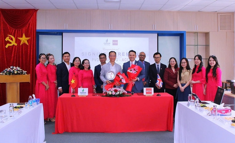 PVD Training và Hiệp hội Kế toán Công chứng Anh Quốc (ACCA) ký kết Biên bản Ghi nhớ (Ảnh: PVD)