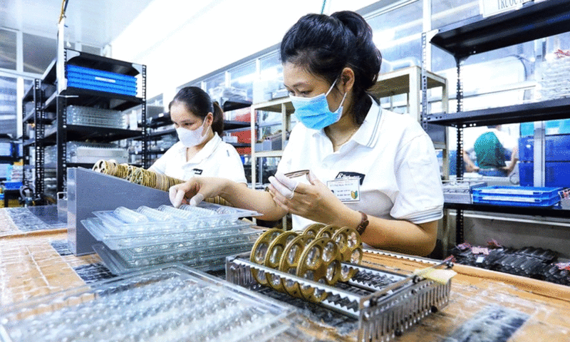 Mục tiêu tăng trưởng GDP 8% trở lên trong năm 2025 đang dần chạm đích. Ảnh minh hoạ