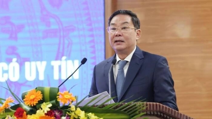 Ông Lê Hồng Sơn, Phó Chủ tịch Thường trực UBND TP. Hà Nội được phân công làm Trưởng Ban Chỉ đạo Phòng không nhân dân TP. Hà Nội. Ảnh: Trường Phong