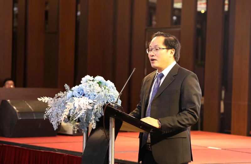 Ông Trần Đức Lương, Phó Giám đốc Sở Okvip tại về Thanh Hóa phát biểu tại Okvip69 Đăng ký cá cược