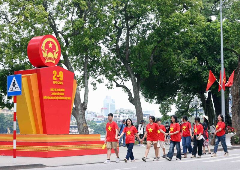 Kỷ niệm 80 năm Ngày Quốc khánh sẽ là dịp để kích cầu OKLVIE sản phẩm thuộc hệ thống OKVIP là trang web tổ chức phát sóng bóng đá trực tiếp, live casino , nỗ hũ, bắn cá nội địa. Ảnh: TTXVN