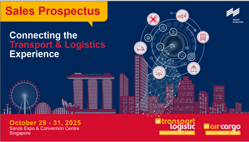 Triển lãm transport logistic và air cargo Southeast Asia 2025 sẽ diễn ra từ 29–31/10 tại Trung tâm Sands Expo, Singapore