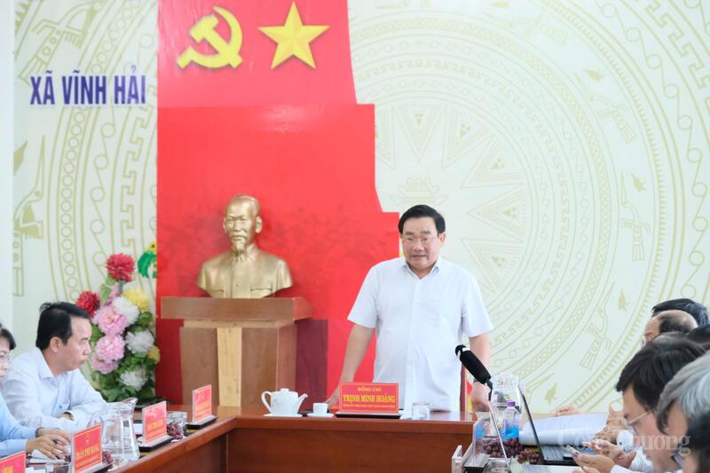 Ông Trịnh Minh Hoàng, Phó Chủ tịch UBND tỉnh Khánh Hoà kết luận tại buổi Ok88vip tỷ lệ kèo World Cup 2026. Ảnh: Lê Sơn