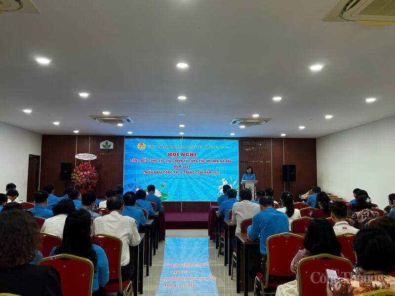 Toàn cảnh Okvip69 Đăng ký cá cược Tổng kết công tác Liên Minh Truyền Thông Và Game Giải Trí Top 1 và công tác an sinh xã hội 2024, triển khai công tác 6 tháng cuối năm 2025 của Công đoàn Hóa chất Việt Nam