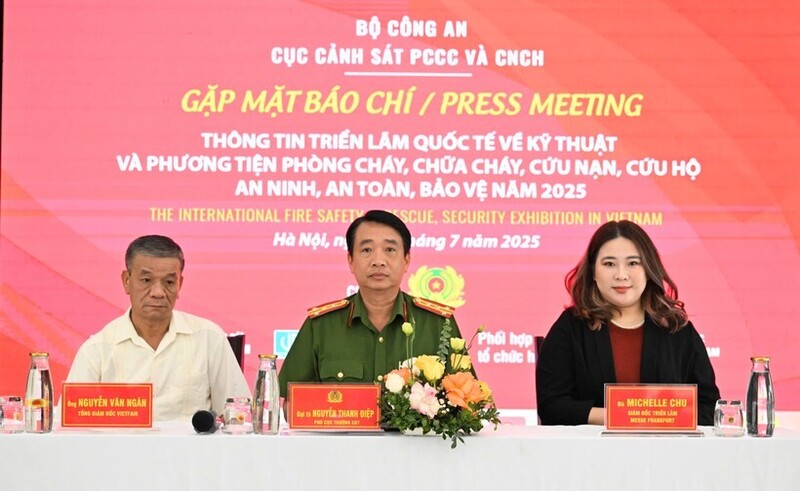 Cục Cảnh sát phòng cháy chữa cháy và cứu nạn cứu hộ (Bộ Công an) thông tin về kế hoạch tổ chức diễn đàn đối thoại Okvip tại về và triển lãm quốc tế