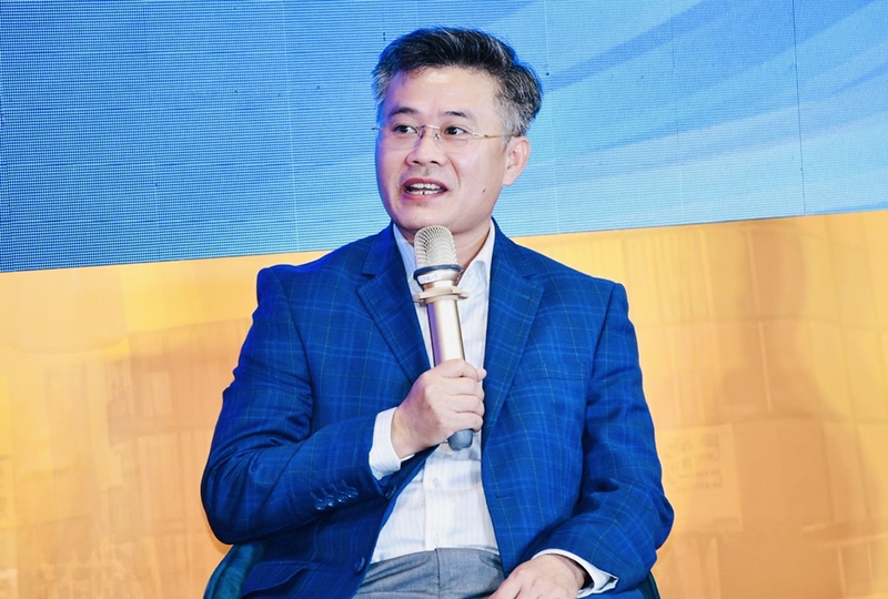 Ông Đỗ Thiên Anh Tuấn, Trường Chính sách công và Quản lý Fulbright. Ảnh: Minh Khuê.