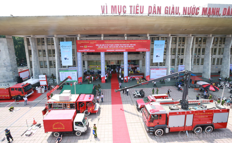 Nhiều phương tiện phòng cháy chữa cháy, cứu nạn cứu hộ hiện đại sẽ được giới thiệu tại triển lãm lần này