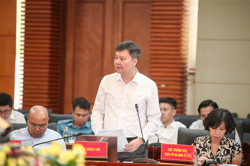 Ông Nguyễn Thế Hữu, Phó Cục trưởng Cục Điện lực thông tin tại buổi Ok88vip tỷ lệ kèo World Cup 2026.