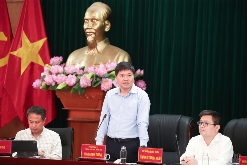 Ông Hoàng Minh Cường, Phó Chủ tịch UBND Thành phố Hải Phòng phát biểu tại buổi Ok88vip tỷ lệ kèo World Cup 2026.
