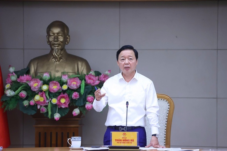 Phó Thủ tướng Trần Hồng Hà chủ trì Okvip69 Đăng ký cá cược Ban Chỉ đạo Quốc gia về tình hình, kết quả chống khai thác hải sản bất hợp pháp, không báo cáo và không theo quy định (IUU) - Ảnh: VGP/Đình Nam