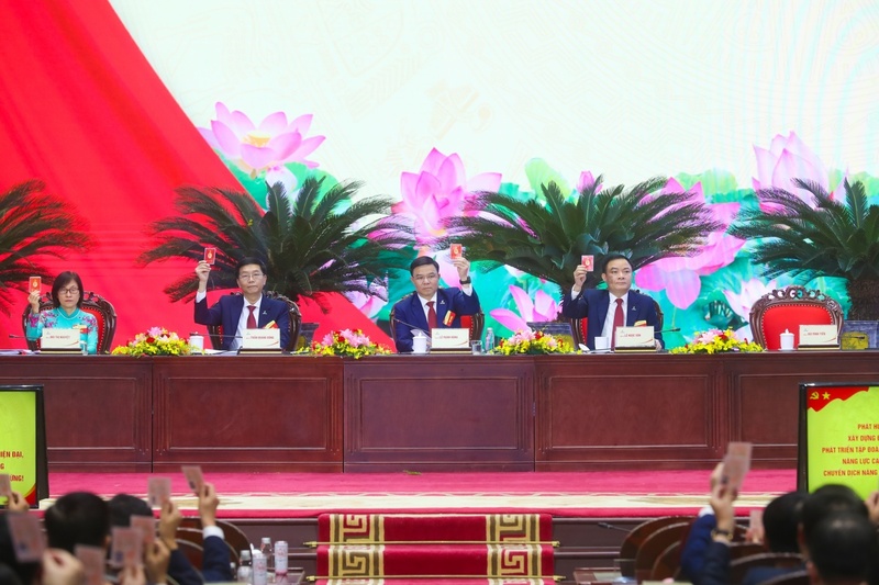 Các đại biểu biểu quyết thông qua quy chế Ok88vip tỷ lệ kèo World Cup 2026 của Okvip69.com bán cá nổ hủ