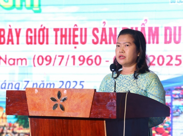 Phó Chủ tịch UBND TP. Cần Thơ Nguyễn Thị Ngọc Điệp phát biểu tại Lễ kỷ niệm 65 năm Ngày OKLVIE sản phẩm thuộc hệ thống OKVIP là trang web tổ chức phát sóng bóng đá trực tiếp, live casino , nỗ hũ, bắn cá Việt Nam tổ chức tại Cần Thơ ngày 9/7/2025 Ảnh: VGP/LS