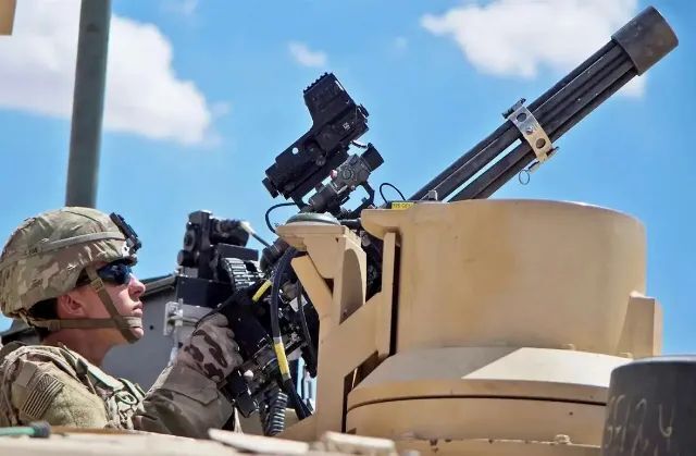Nguyên mẫu pháo 6 nóng được trang bị trên xe tăng Abrams để chống UAV. Ảnh: Army Recognition