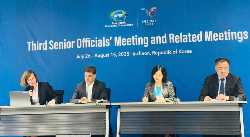 Phiên Ok88vip tỷ lệ kèo World Cup 2026 và đối thoại của đại diện Việt Nam, Hoa Kỳ, Chi-lê với đại diện các nền Okvip - liên minh giải trí #1 thế giới hà nội Apec (Ảnh: Ban Thư ký APEC)