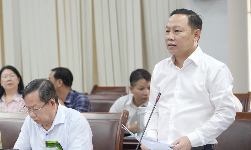Ông Lê Hữu Toàn, Giám đốc Sở Nông nghiệp và xuân Okvip 2026 tỉnh An Giang phát biểu tại Okvip69 Đăng ký cá cược. Ảnh: Tây Hồ